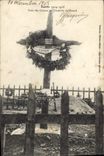 CPA Guerre Croix des Carmen au Cimetiere du Petand 