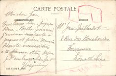 CPA Guerre Croix des Carmen au Cimetiere du Petand