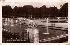CPA Saint Cloud Le Parc Le Bassin 
