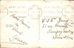 CPA Saint Cloud Le Parc Le Bassin 