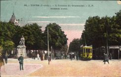 CPA Tours L et L L'Avenue de Grammont 