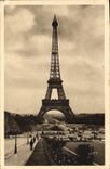 CPA Paris La Tour Eiffel Rhinoceros