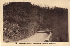 CPA Aubusson Creuse Les Rochers au Tournant de la Madeleine 