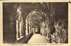 CPA Cadouin Dordogne Les Cloitres Galerie Royale 