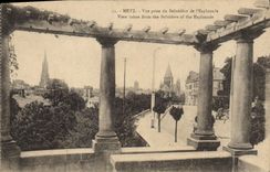 CPA Metz Vue prise du Belvedere de l'Esplanade 