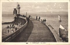 CPA Honfleur La Jetee 