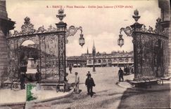 CPA Nancy Place Stanislas Grilles Jean Lamour 