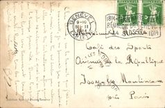 CPA Geneve Pont et Quai des Bergues 
