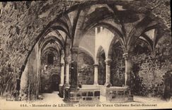CPA Monastere de Lerins Interieur du Vieux Chateau Saint Honorat 