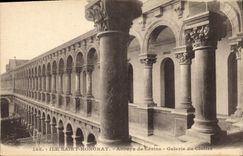 CPA Ile Saint Honorat Abbaye de Lerins Galerie du Cloitre 