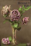 CPA Bonne Fete Fleurs