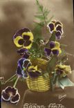 CPA Bonne Fete Fleurs