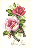 CPA Bonne Fete Fleurs