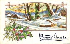 CPA Bonne Annee 