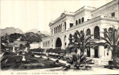CPA Menton Le Jardin Public et le Casino 
