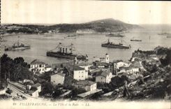 CPA Villefranche La Ville et la Rade Bateaux