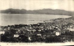 CPA Cannes Panorama et Massif de l'Esterel 