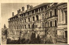 CPA Chateau de Blois Facade Francois Ier 