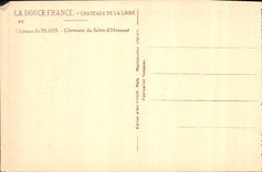 CPA Chateau de Blois Cheminee du Salon d'Honneur
