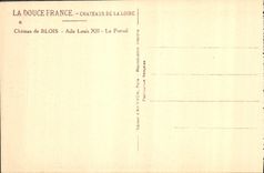 CPA Chateau de Blois Aile Louis XII Le Portail 