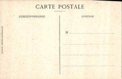 CPA Reims Le revers du grand portail de la Cathedrale porche sud apres l'incendie 