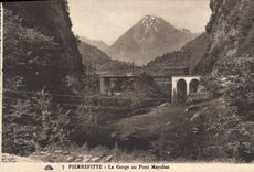 CPA Pierrefitte La Gorge au Pont Meyabat 