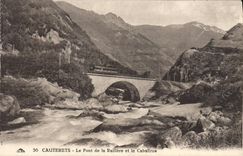 CPA Cauterets Le Pont de la Raillere et le Cabaliros 