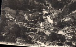 CPA Cauterets Mauhourat et Petit St Sauveur 