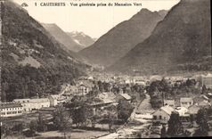 CPA Cauterets Vue generale prise du Mamelon Vert 