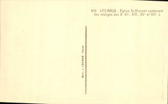 CPA Les Baux Eglise St Vincent Contenant des Vestiges des X XII XIV XV et XVI S
