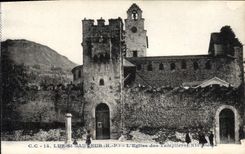 CPA Luz Sr Sauveur H P l'eglise des Templiers XII siecle 