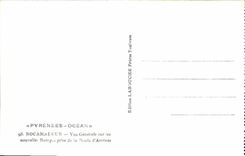 CPA Pyrlnees Ocean Rocamadour vue generale sur les nouvelles Rampes Prise de la Route d'Arrivee