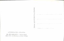 CPA Pyrlnees Ocean Rocamadour vue generale de la Ville Sanctuaires et du chateau