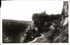 CPA Pyrlnees Ocean Rocamadour vue prise du Passage de l'Eveque 