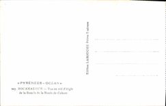 CPA Pyrlnees Ocean Rocamadour vue en Nid d'Aigle de la Boucle de la Route de Cahors