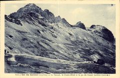 CPA Col du Galibier le Tunnel le Chalot Hotel et le Pic du Grand Galibier 
