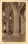 CPA Bourg en Bresse Eglise de Brou Benitier et Nef 