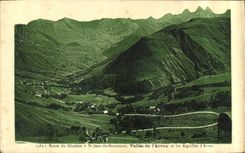 CPA Route du Glandou a Sr Jean de Maurienne Vallee de l'Arvan et les Aiguilles d'Arves 