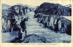 CPA Savoie Environs du Glandon le Deversoir du Lac Bramant 
