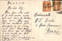 CPA Crepuscule Coucher de Soleil 