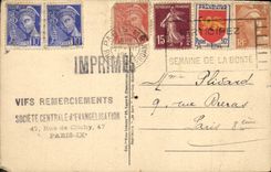 CPA Que L'Eternel t'exauce au jour de la detresse 