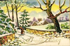 CPA Bonne Annee 