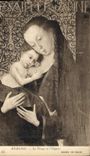 CPA Memling la Vierge et l'Enfant Musee de Dijon 