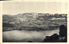CPA Savoie pittoresque Le Lac du Bourge Aix les Bains et le Mont Revard 