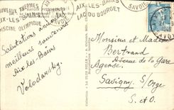 CPA Savoie pittoresque Le Lac du Bourge Aix les Bains et le Mont Revard