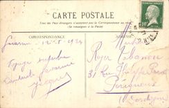 CPA Route de Gavarnie vue sur le Cirque 