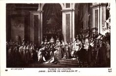 CPA Musee du Louvre David Sacre de Napoleon Ier 