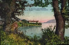 CPA Environs d'Aix les Bains Lac du Bourget L'Abbaye d'Hautecombe 