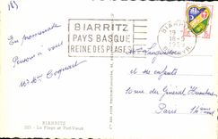 CPA Biarritz La plage et Port Vieux 