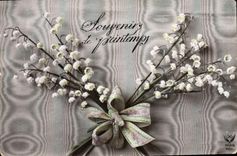 CPA Souvenir de printemps Fleurs